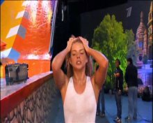 Видео и фото сексуальная Анастасия Задорожная в теле шоу "Большие гонки"