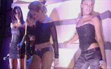 Видео и фото Анжелика Варум в коротких шортиках и группа ВИА Сливки песня "Самая лучшая"